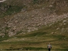 Jared running up to the Mt Massive ridgeline,